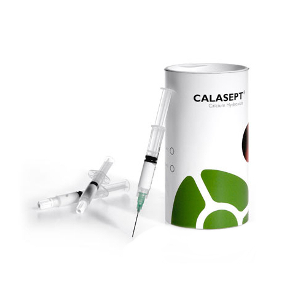 Calasept (1,5мл.) Каласепт, гидроксид кальция для временного пломбирования корневых каналов