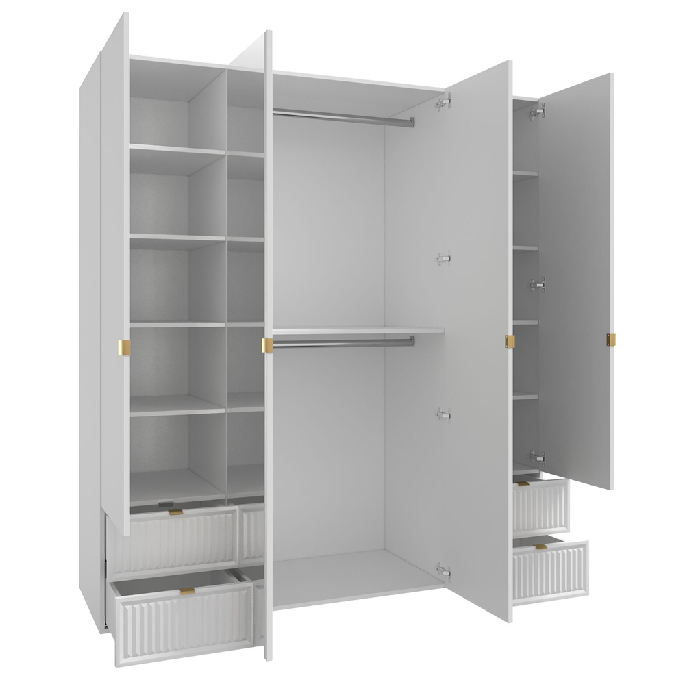 Шкаф для одежды, шкаф белый, Окленд 79-658.2