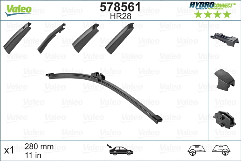 VALEO - 578561-VAL - Wiper Blade
