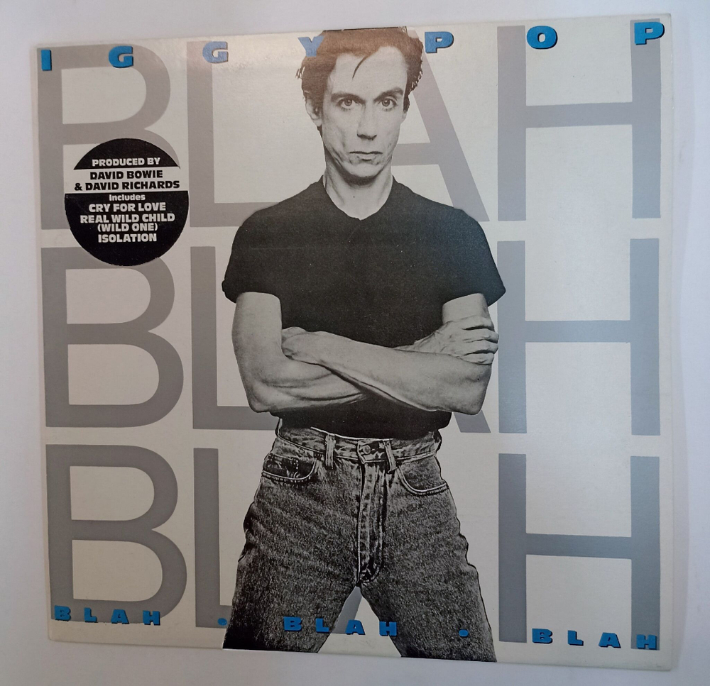 Винтажная виниловая пластинка LP Iggy Pop Blah Blah Blah (Югославия 1987)
