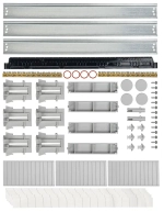 Корпус пластиковый КМПн-54 IP65 зеленая прозрачная дверь TEKFOR IEK