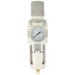 AW4000-04 Фильтр-масловлагоотделитель с манометром и регулятором давления 1/2"