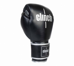 Перчатки боксерские Clinch Punch 2.0 черно-серебристые C141