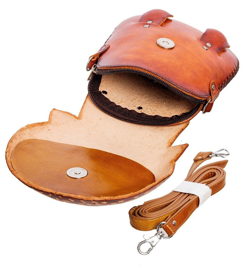 GAEM Art BL-03/3 Сумочка кожаная «Сова»