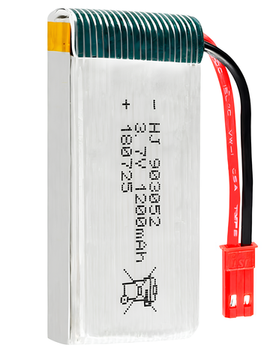 Аккумулятор (батарея) 1200mAh повышенной емкости для квадрокоптера Syma X5HW X5HC и других (903052)