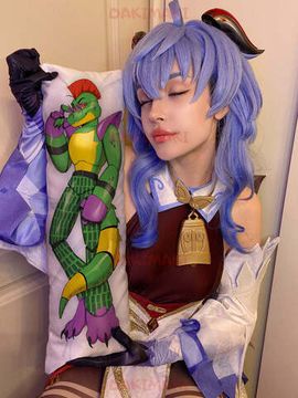 Мини дакимакура Монти из ФНАФ Пять ночей с Фредди арт. M0858, 60х20 см