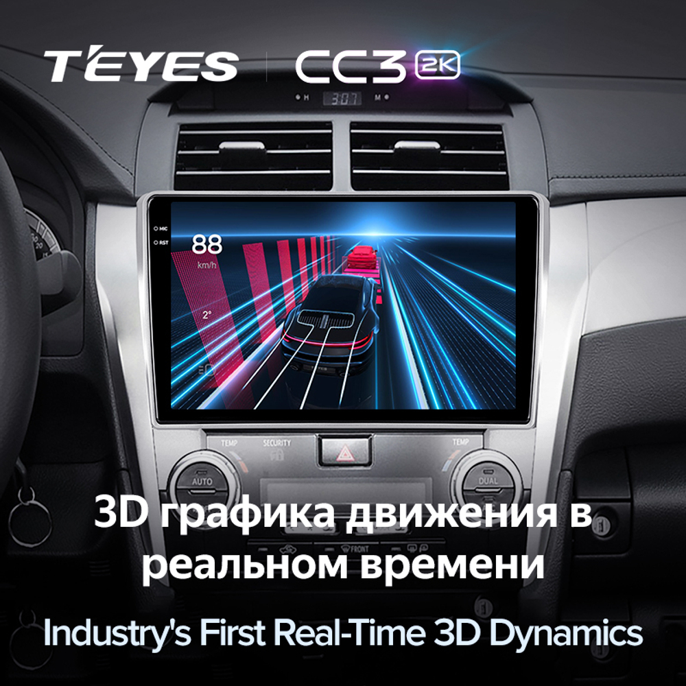 Teyes CC3 2K 10,2"для Toyota Camry 2011-2014