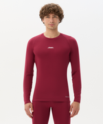 Футболка компрессионная с длинным рукавом CAMP PerFormDRY Baselayer LS Tee, гранатовый