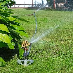 GWRS12-045 GREEN APPLE Разбрызгиватель 360 град, импульсный, вращающийся, металл | Аксессуары для полива Green Apple