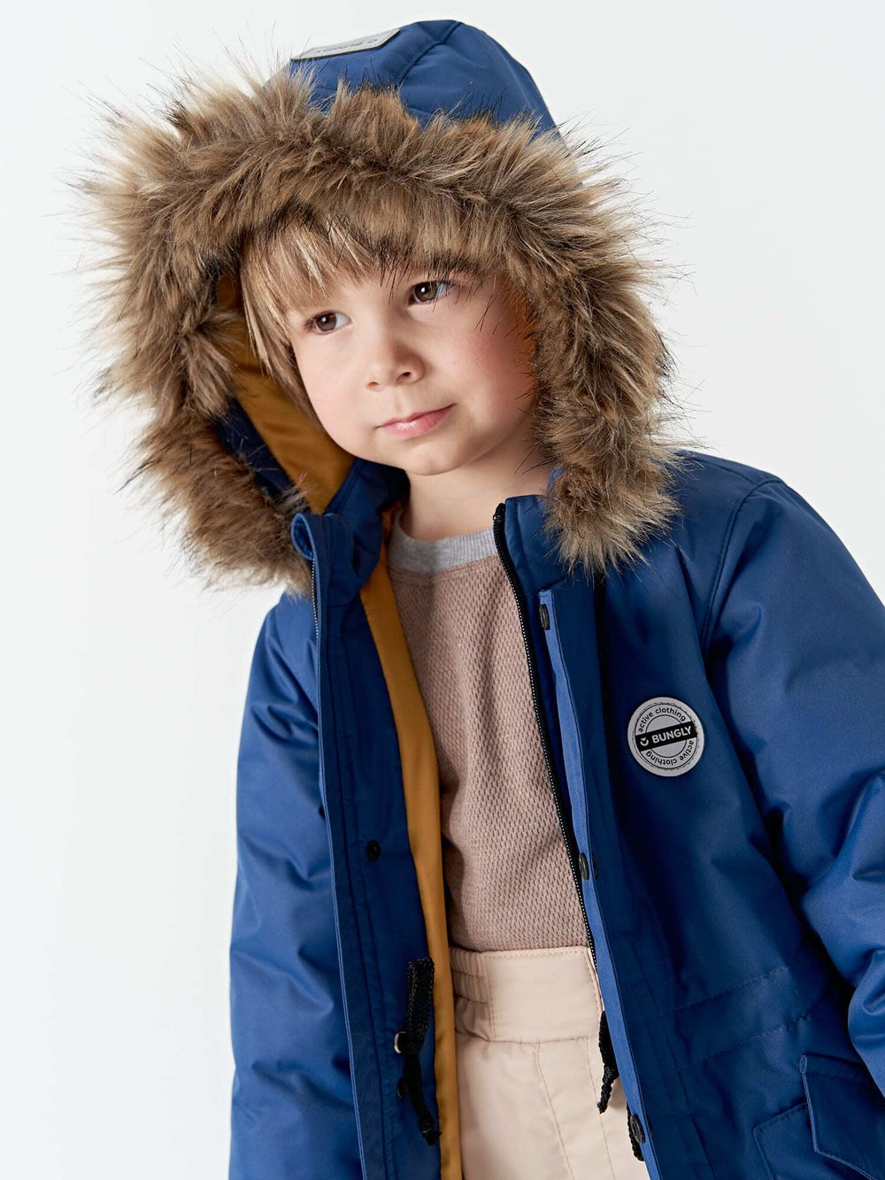 Парка зимняя "Индиго"