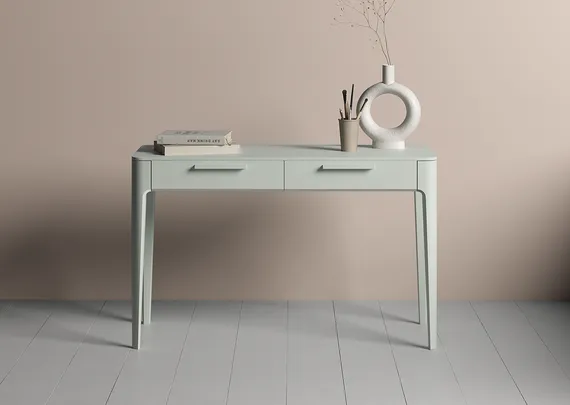 Консоль Type oak 2 ящика ширина 120 см (белый)