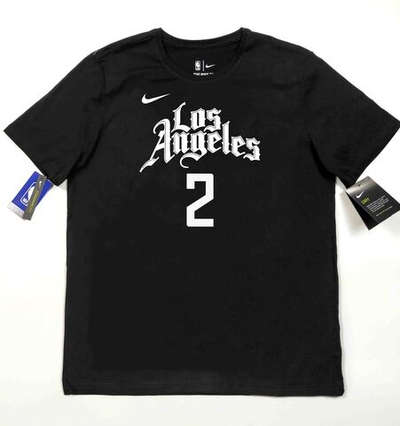 Футболка "Лос-Анджелес Клипперс" с нанесением Кавая Леонарда