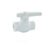 Кран шаровой PP-R белый Дн 63 внутренняя пайка VALFEX 10144063
