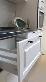 Кухня Ницца Royal 1600 Blanco МДФ прямая