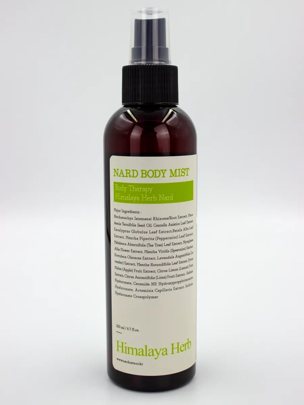 BOUQUET GARNI NARD - СПРЕЙ ДЛЯ ТЕЛА С ЭКСТРАКТОМ ЛИМОНА И МЯТЫ BODY MIST LEMON MINT, 200 МЛ
