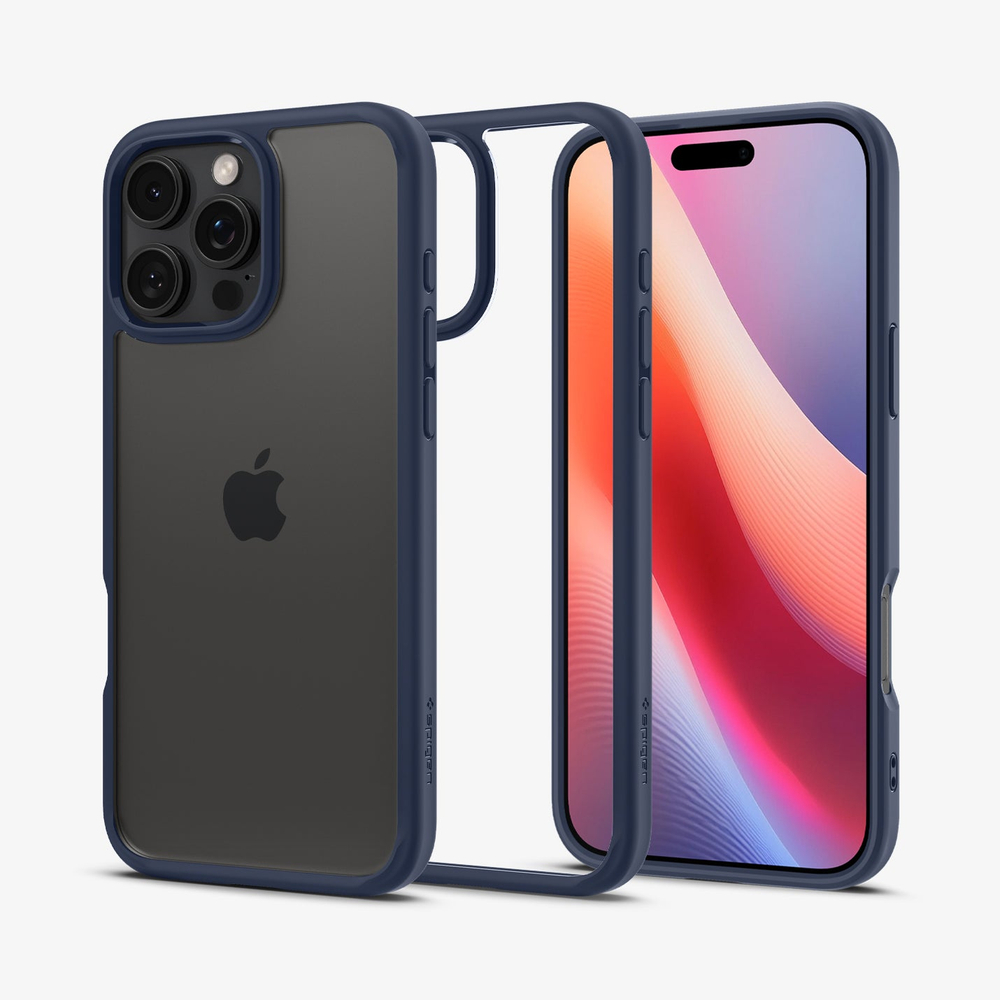 Чехол Spigen Ultra Hybrid, navy blue - iPhone 16 Pro Max