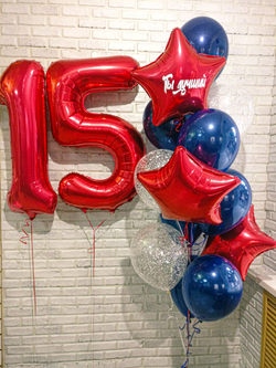 Шар "Цифра" красная