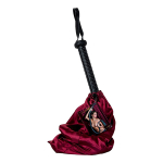 Длинный кожаный кнут 175см с хлопушками на конце ToyFa Theatre 700016