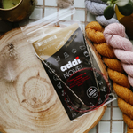 Спицы металлические круговые супергладкие c квадратным кончиком addiNovel 80 см