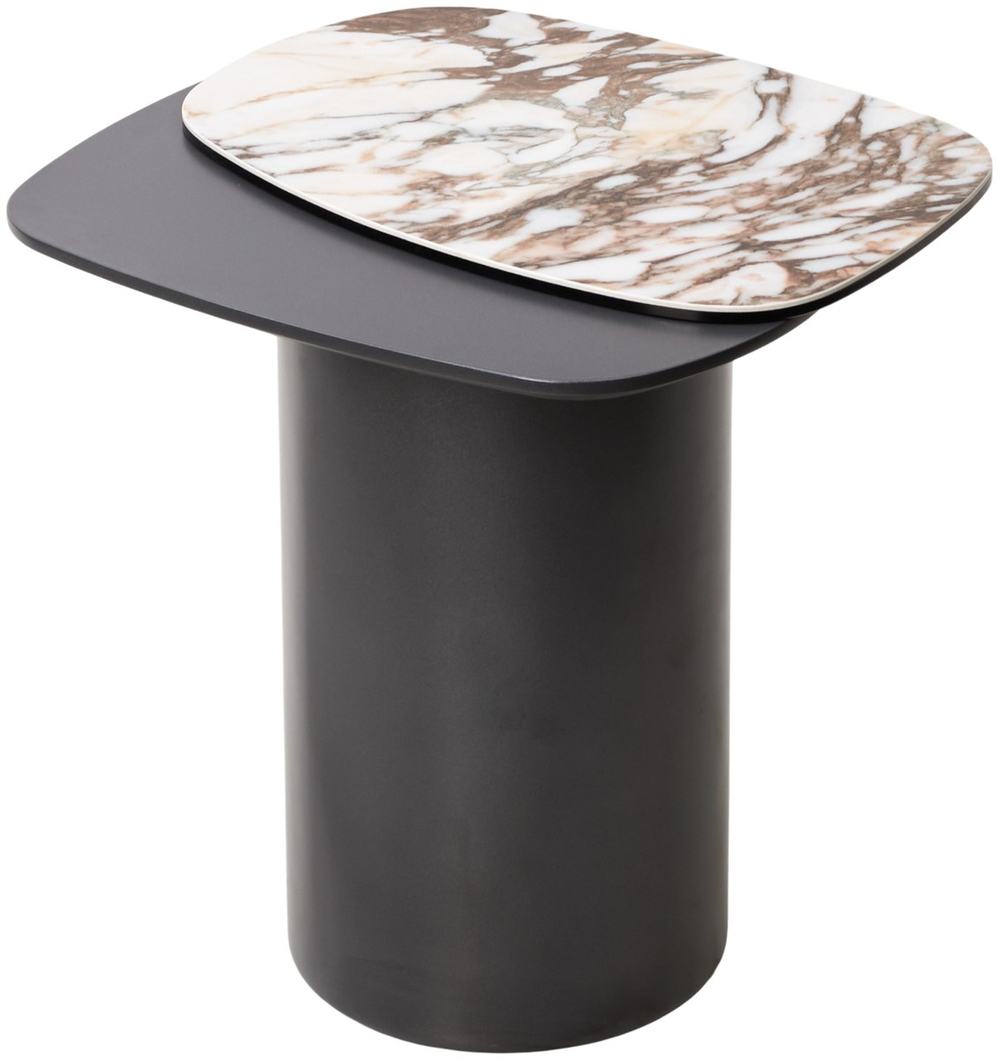 Стол М-City DISAUR Кофейный Арвид (Arvid) Tl-312 Испанская керамика на стекле, МДФ, темно-серый МДФ каркас