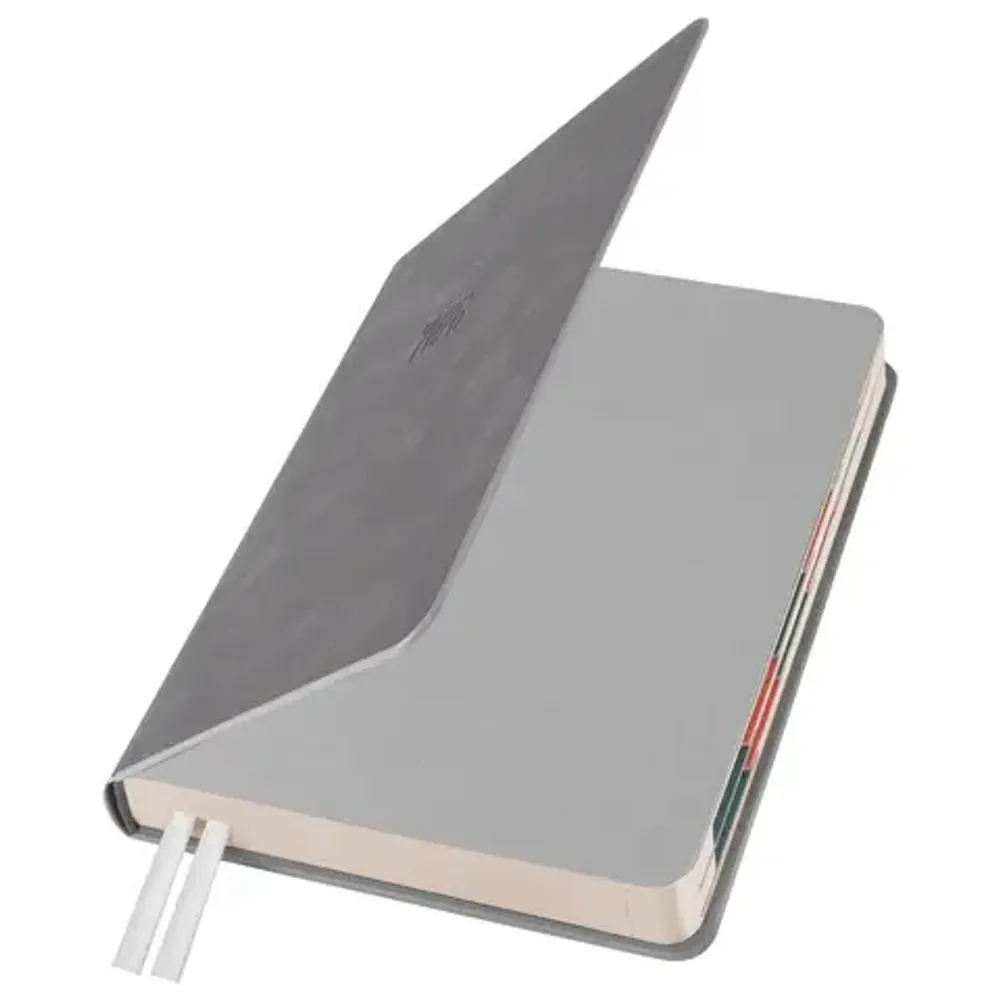 Ежедневник 2026г. B6, Galant Vivid, кожзам, серый, 168л