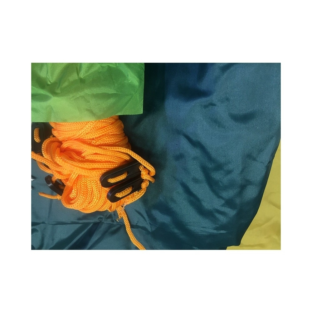Tramp тент 3х3 м со стойками 3 м + оттяжки (зеленый)