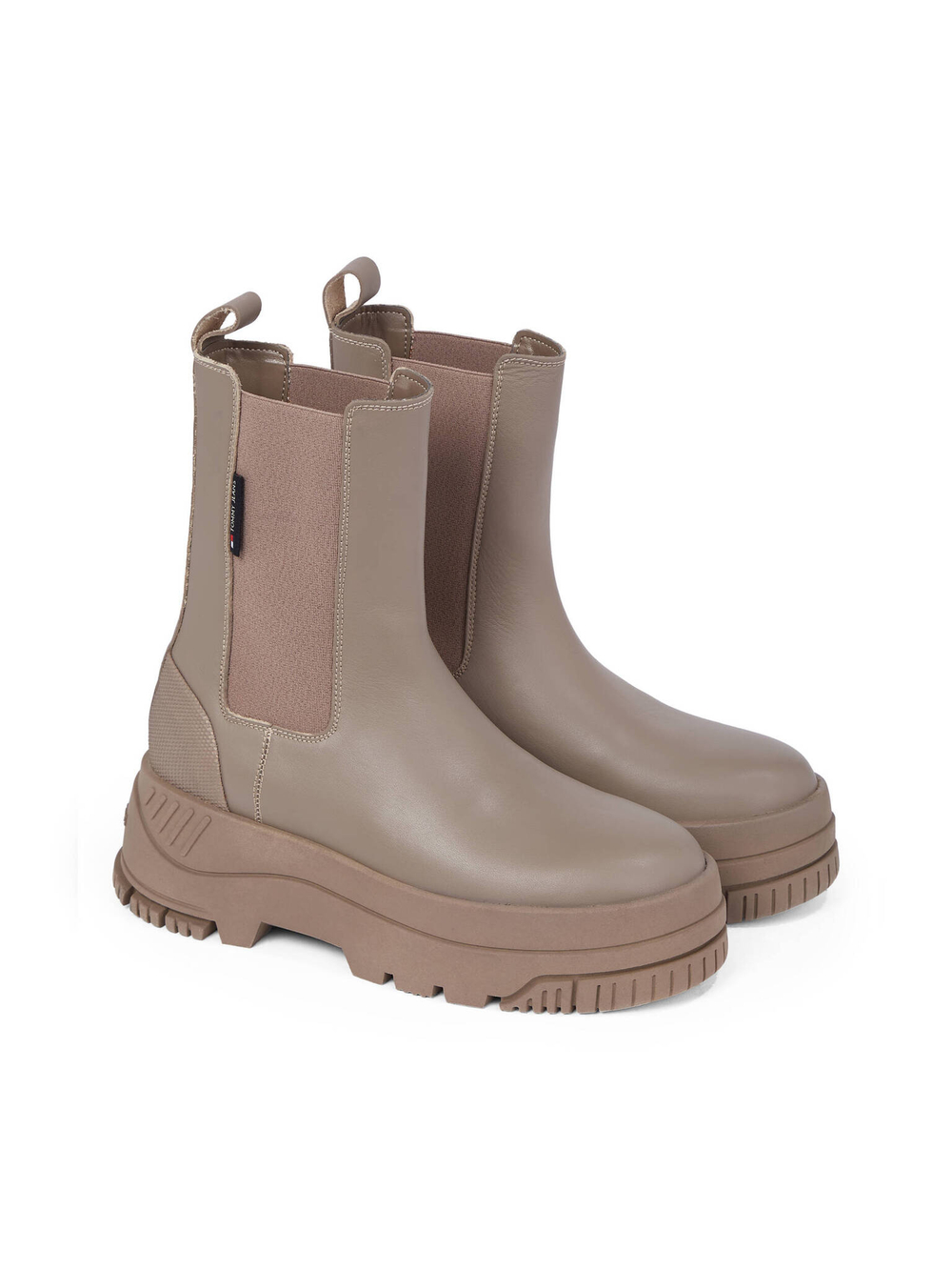 Кожаные челси Tommy Jeans - коричневый(EN0EN02597)