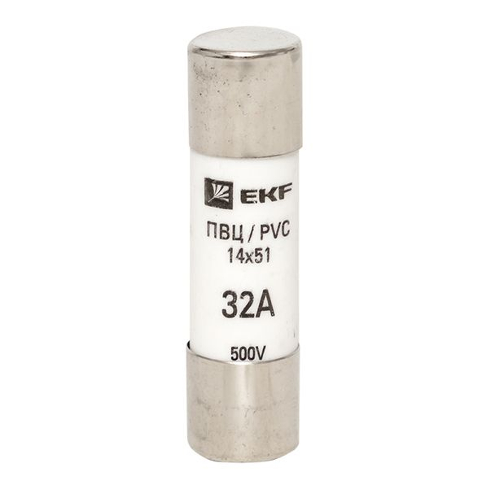 Плавкая вставка цилиндрическая ПВЦ (14x51) 32А EKF (10.00 шт.)