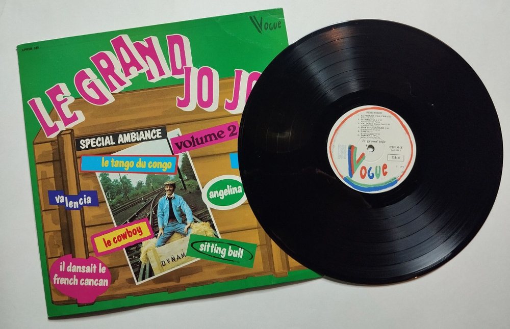 Винтажная виниловая пластинка LP Le Grand Jojo Special Ambiance Volume 2 (Бельгия 1973)