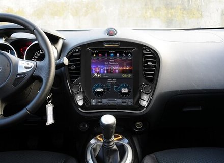 Магнитола для Nissan Juke 2011-2019 - Carmedia ZF-1165-Q6 вертикальный экран в стиле "Тесла" на Android 11, 8Гб+128Гб, CarPlay, 4G SIM-слот