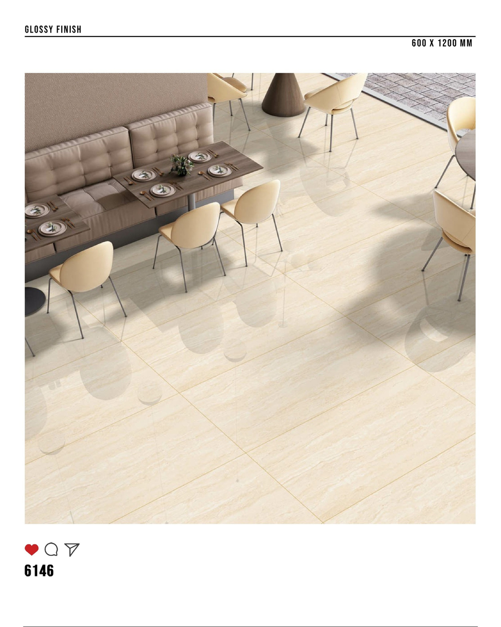 Керамогранит glossy №2 60х120, 6146