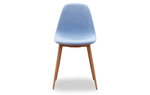 Стул DC350 голубой/дерево