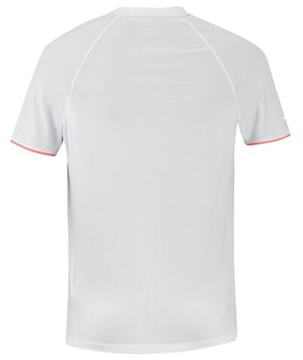 Мужская теннисная футболка Babolat Strike Crew Neck T-Shirt - white/strike red