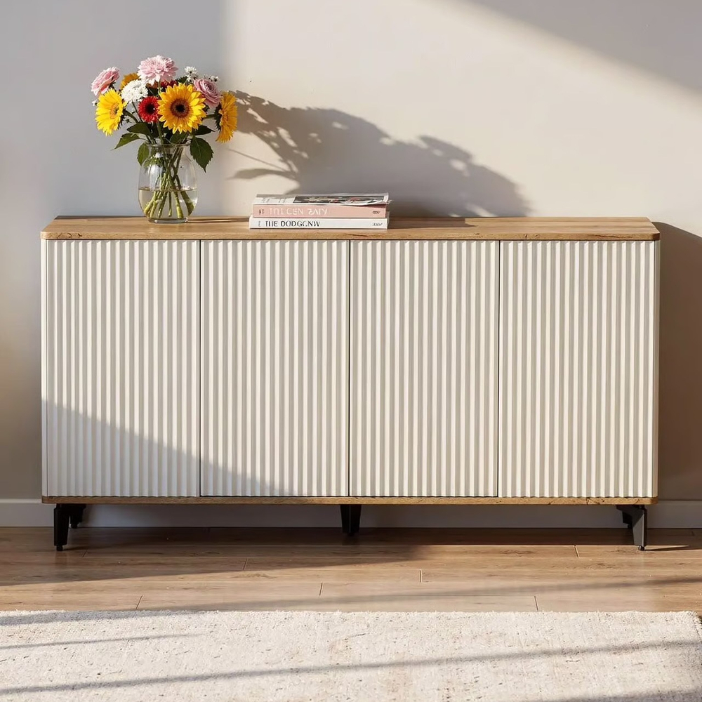 Комод ROYAL 5057 эко (Дуб Веллингтон-Черный)