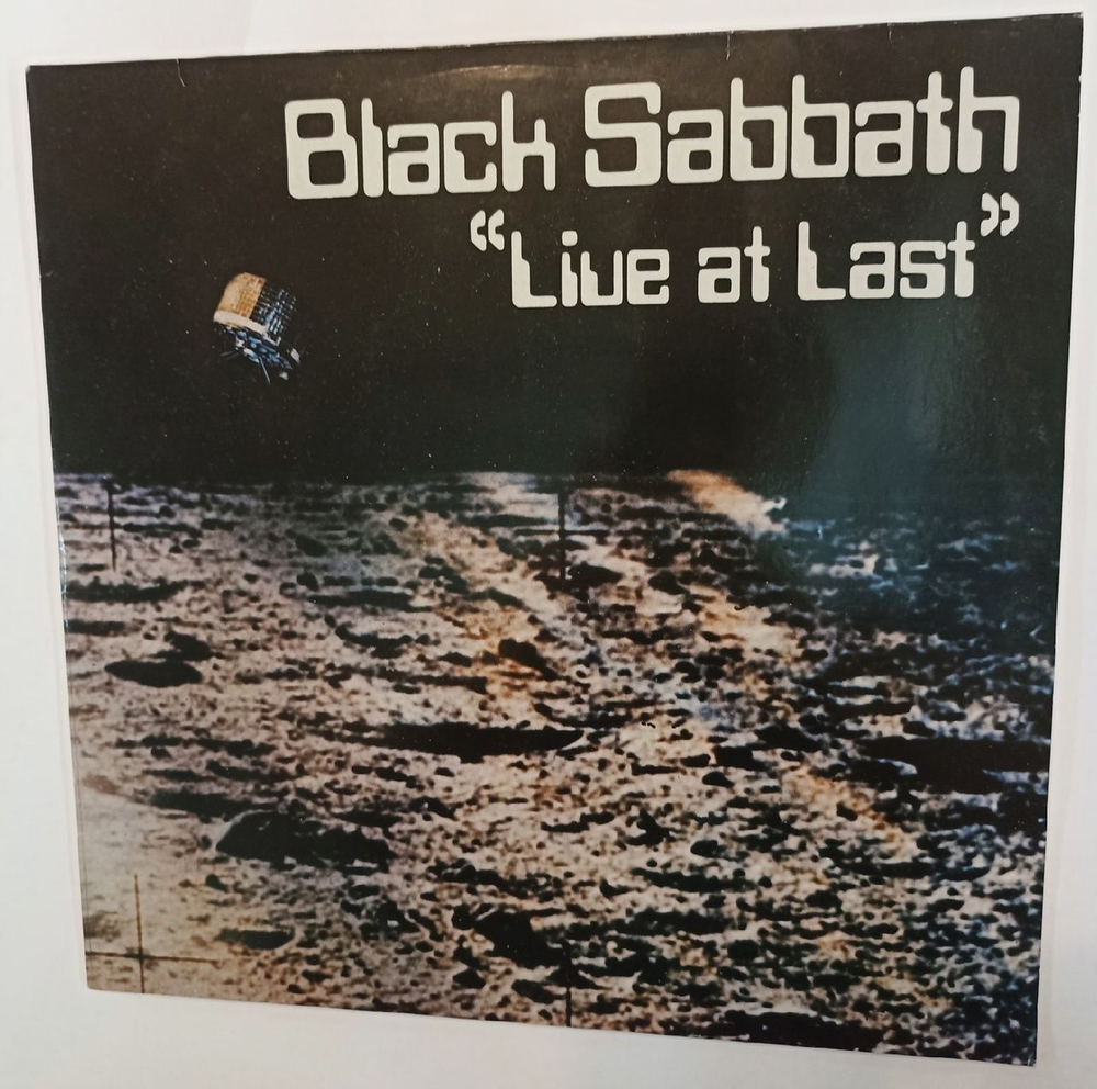 Винтажная виниловая пластинка Black Sabbath Live At Last (Germany 1980)