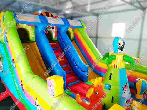 Коммерческий батут "Звериная команда" без окон, 9х5х5 м