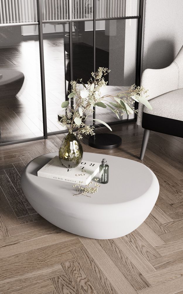 Стол журнальный Ангара белый