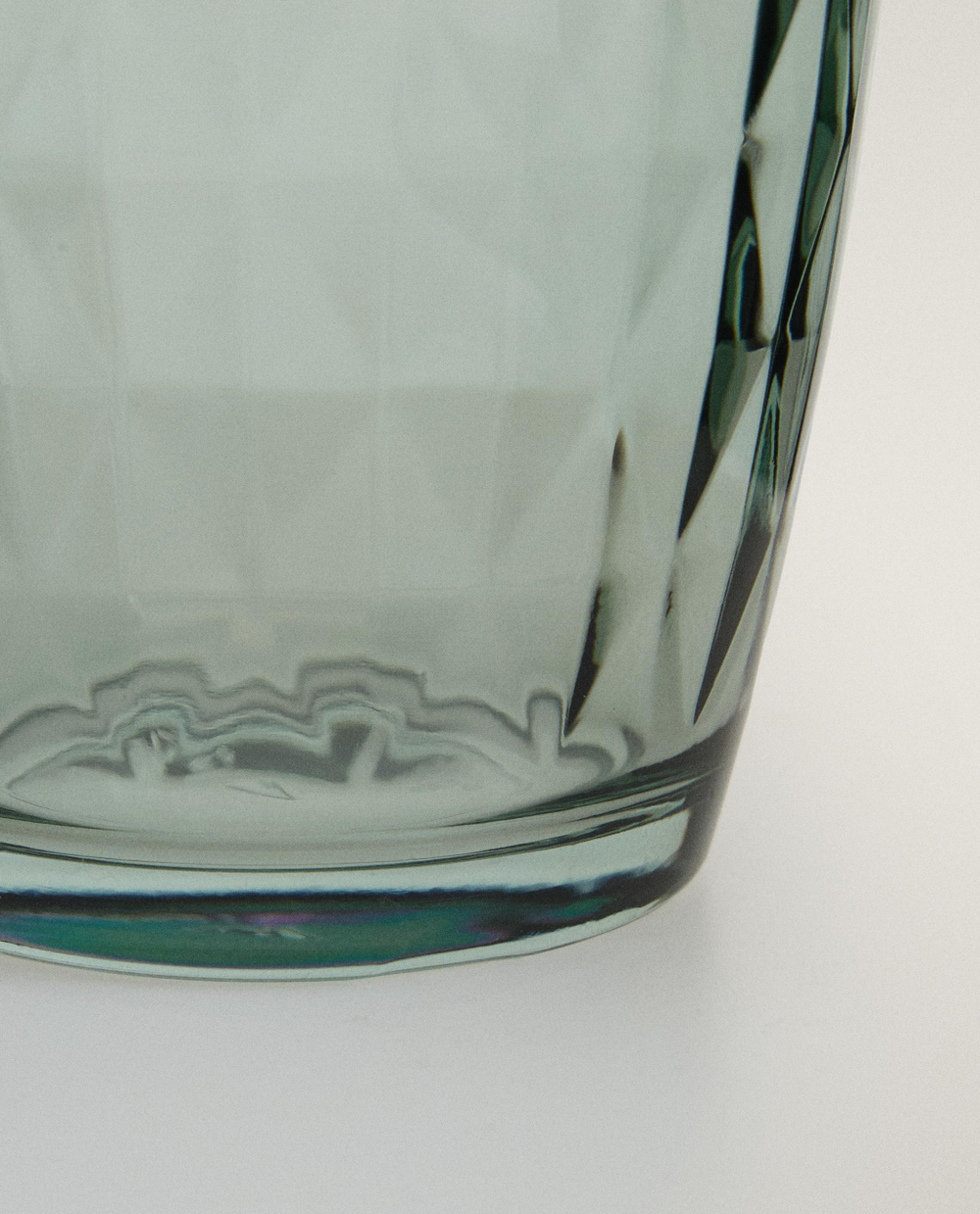 Zara Home стакан из стекла, цвет синий, 10 см