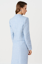 1917 Жакет женский (молочно-голубой)