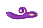 Силиконовый вибратор-кролик с функцией вращения SW3052-purple