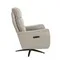 Поворотное кресло-реклайнер 5114/KM-A6010-M565 серое кожаное
