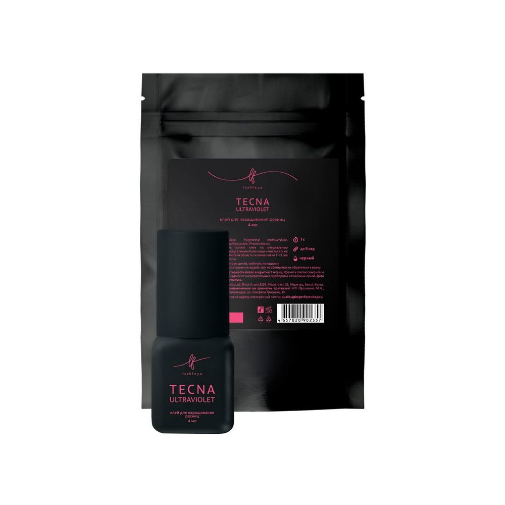 Клей для Led черный lashfeya Tecna UV, 4 мл