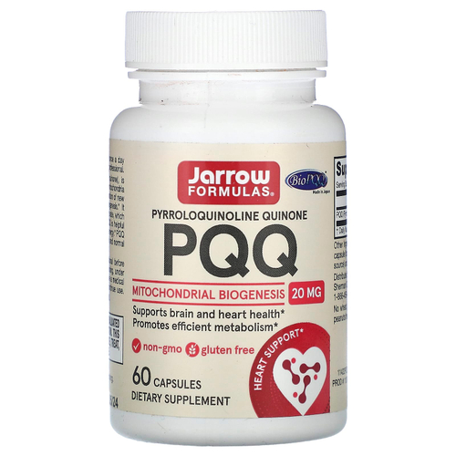 Jarrow Formulas, PQQ, 20 мг, 60 капсул