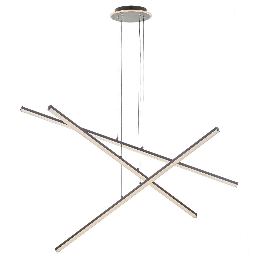 Citilux Trent CL203731 LED Люстра подвесная с пультом Чёрная