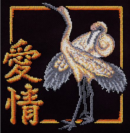 Набор для вышивания "PANNA"  I-1980  ( И-1980 )  "Иероглиф Любовь"