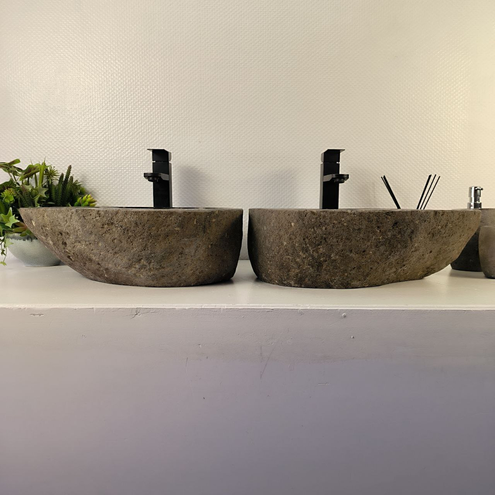 Раковина из речного камня ПАРА! RS-65477 47*40*15 0865
