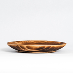 Деревянная плоская тарелка Art of Siberia из сибирского кедра серии ЛОТОС T147