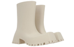 Balenciaga Trooper Rubber Boot Light Beige Women"s