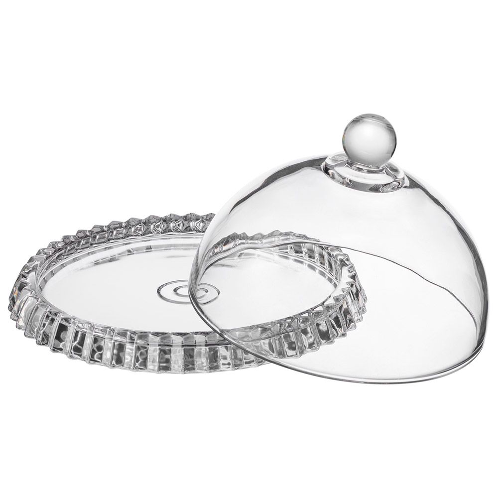 БЛЮДО СЕРВИРОВОЧНОЕ "CRYSTALITY" С КРЫШКОЙ, 20*12 СМ