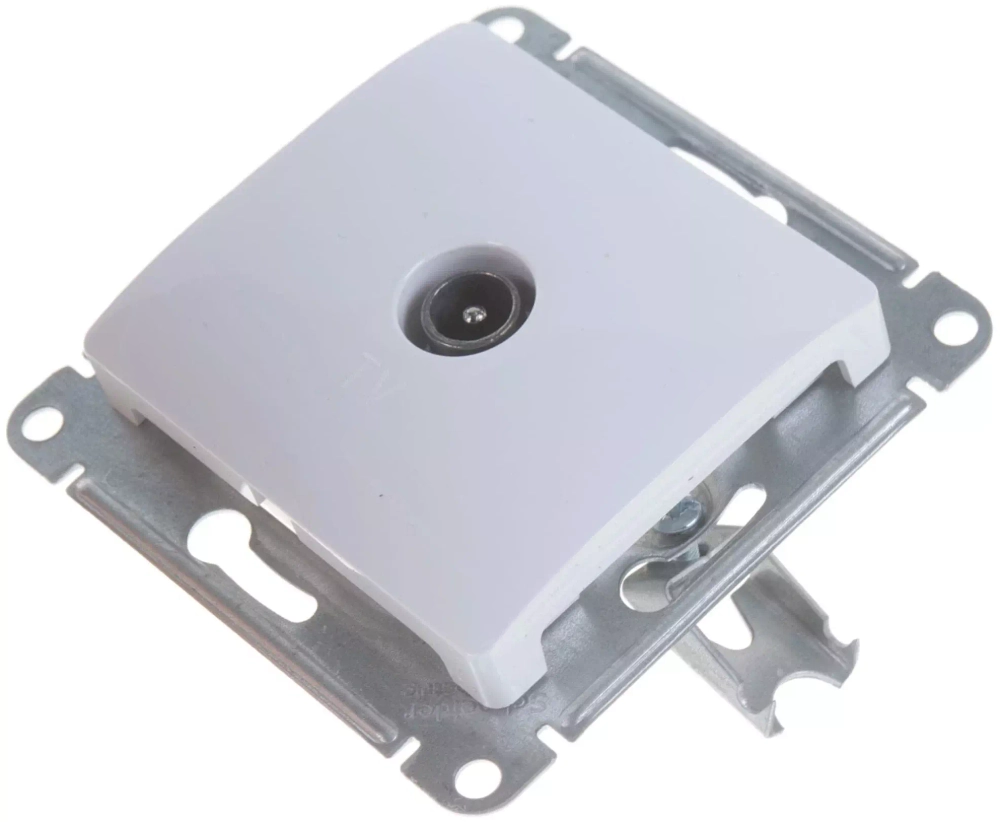РОЗЕТКА TV  оконечная 1DB, механизм, БЕЛЫЙ  GSL000191